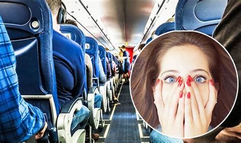 Woman embarrassed on flight after accepting voucher .